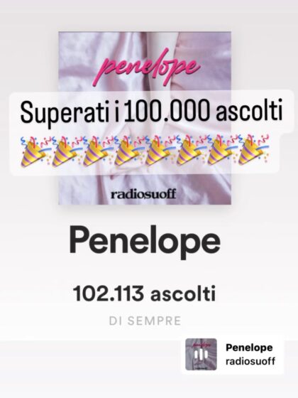 Luca Laruccia supera 100.000 ascolti su Spotify col singolo “Penelope”