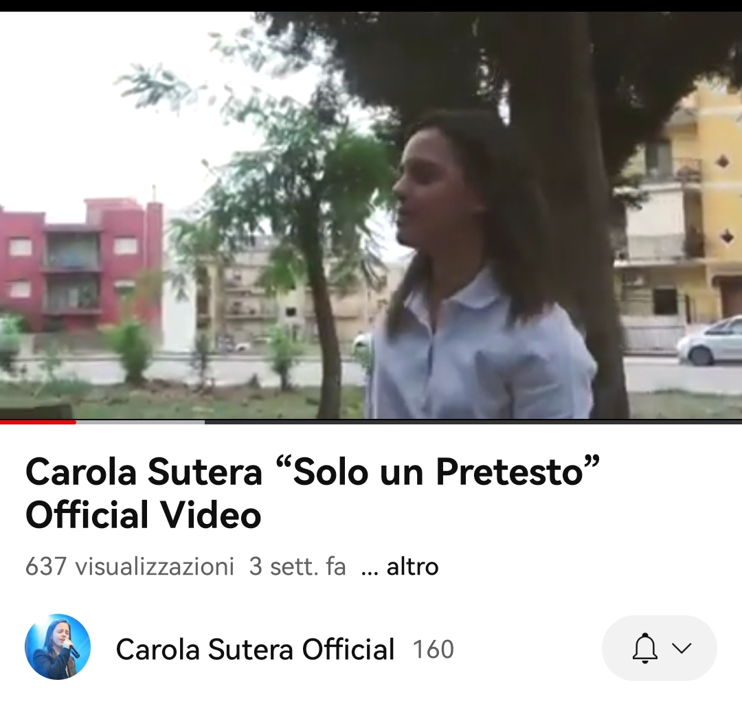 Carola Sutera presenta il singolo “Solo un pretesto”