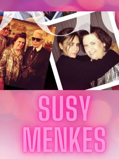 Susy Menkes professione fashion editor