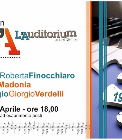 Premio Mariposa: Domenica 14 aprile presso L’Auditorium Rai di Palermo.